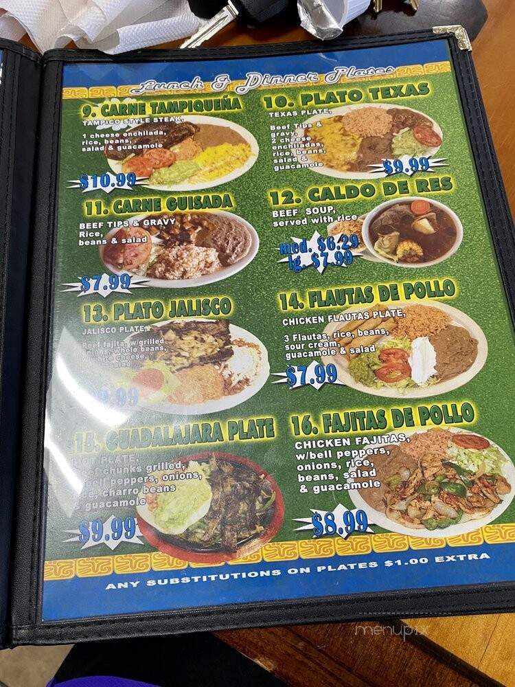 Tapatias Las De Jalisco - San Antonio, TX menu_pic