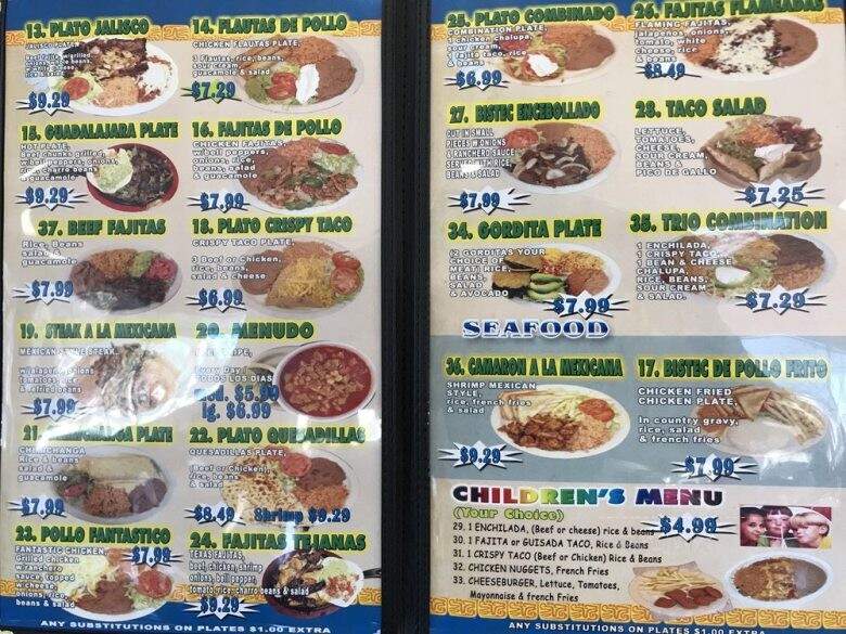 Tapatias Las De Jalisco - San Antonio, TX menu_pic
