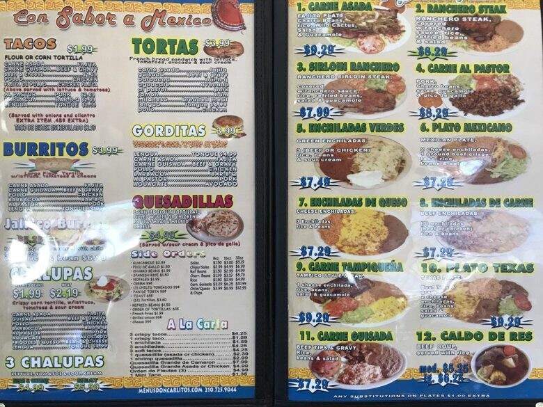 Tapatias Las De Jalisco - San Antonio, TX menu_pic