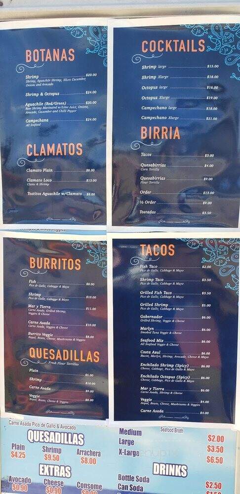 Chiquita Catering - San Diego, CA menu_pic