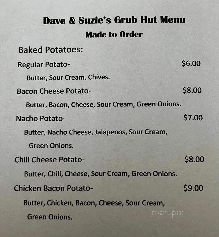 Dave & Suzie's Grub Hut - Crescent City, CA