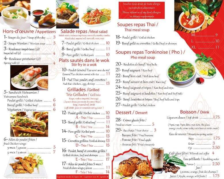 Station Pho - Laval, QC menu_pic