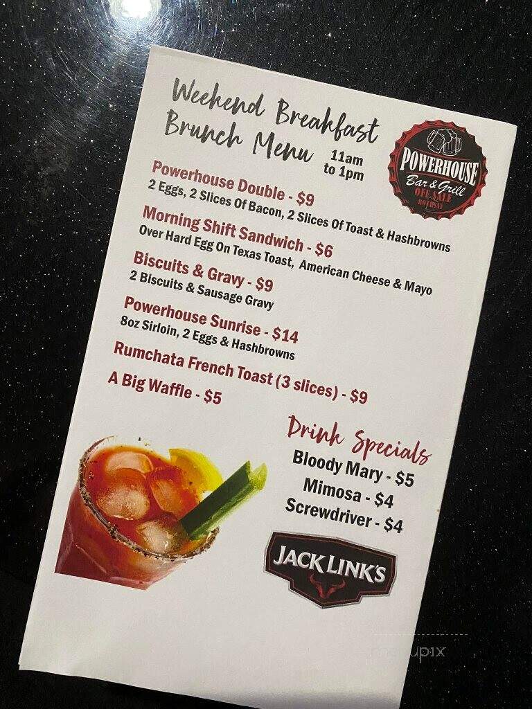 Rothsay Powerhouse - Rothsay, MN menu_pic