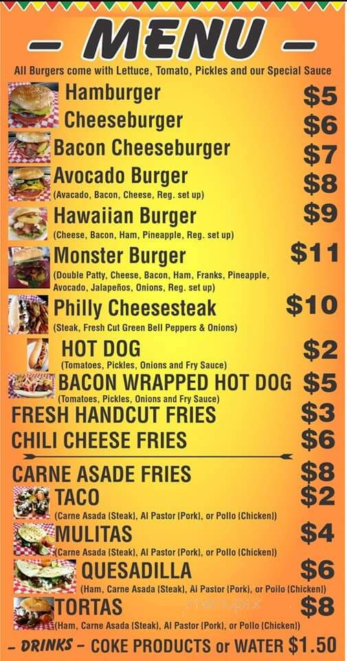 The Border Foodtruck - Park City, UT menu_pic