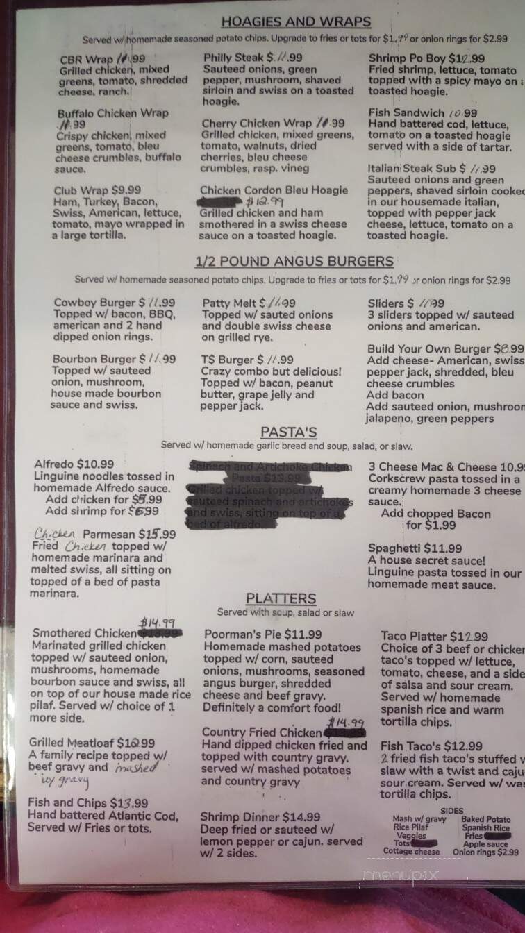 J & J's Family Restaurant - Yale, MI menu_pic