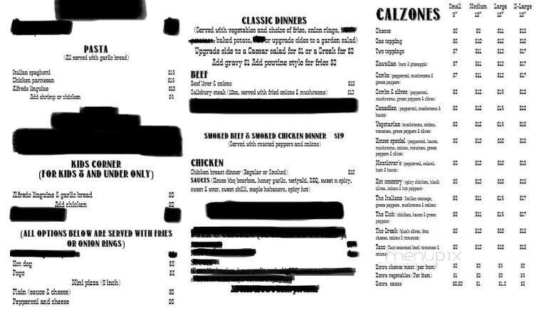 Western Winds Restaurant - Dryden, ON menu_pic