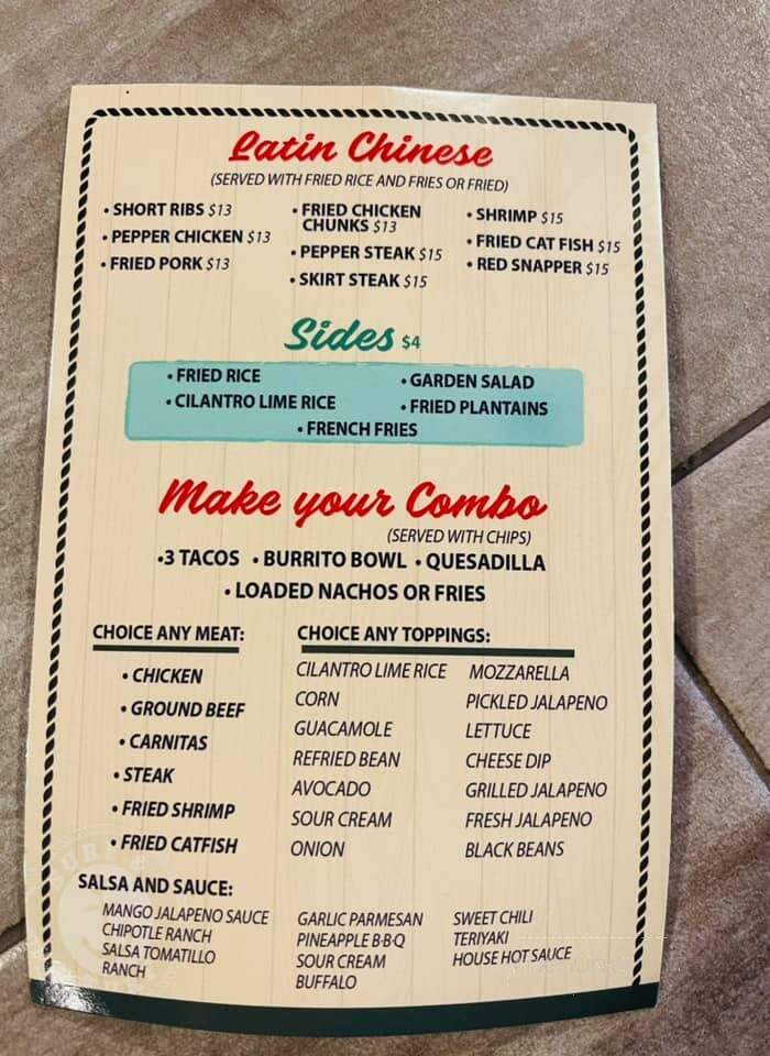 Surf and Turf - Pascagoula, MS menu_pic