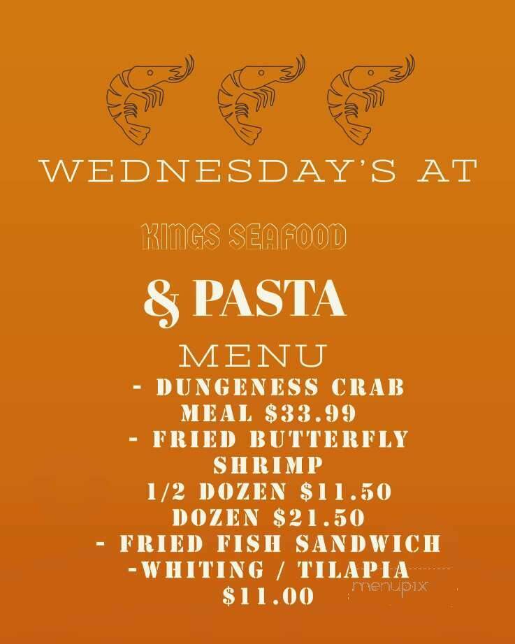 Kings Seafood & Pasta - POTTSTOWN, PA menu_pic