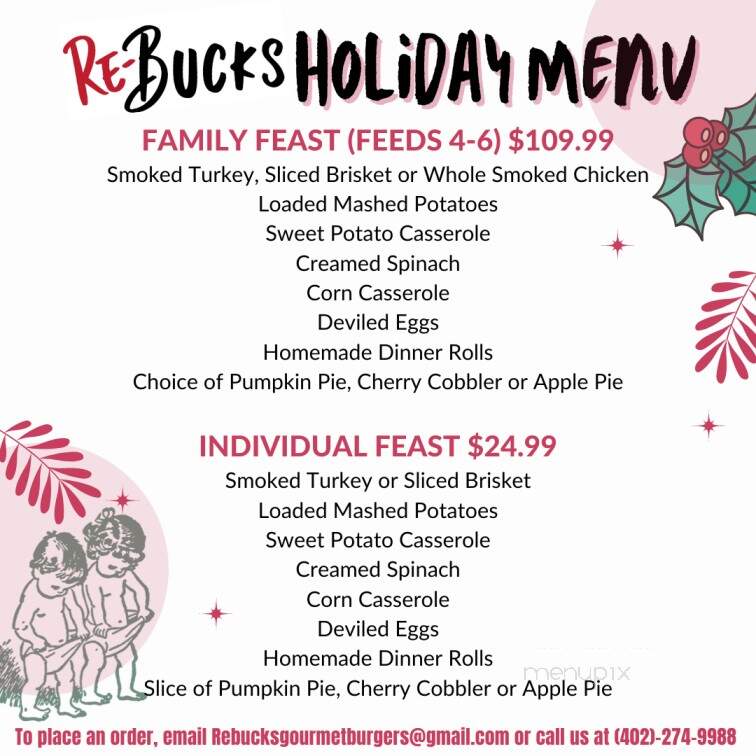 Rebucks Gourmet Burgers - Auburn, NE menu_pic