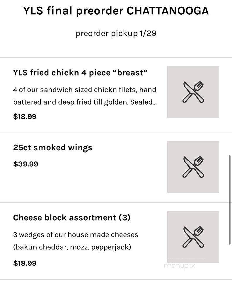 Your Local Seitanist - Chattanooga, TN menu_pic