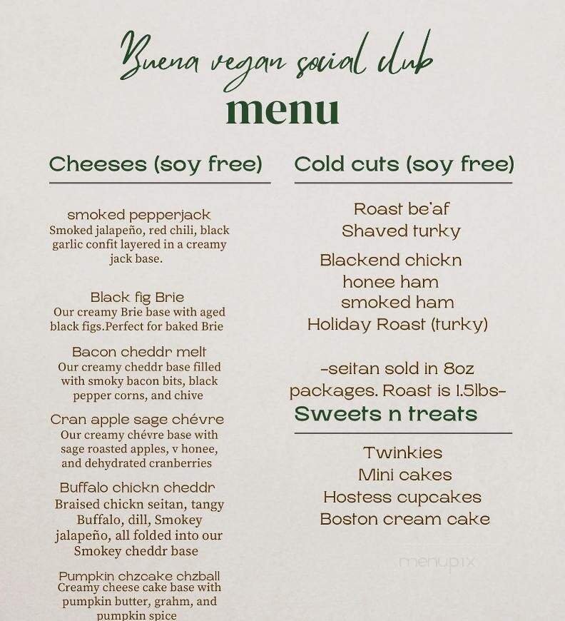Your Local Seitanist - Chattanooga, TN menu_pic