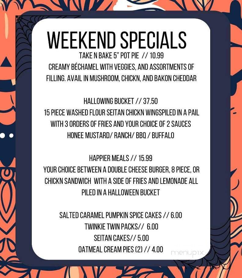 Your Local Seitanist - Chattanooga, TN menu_pic