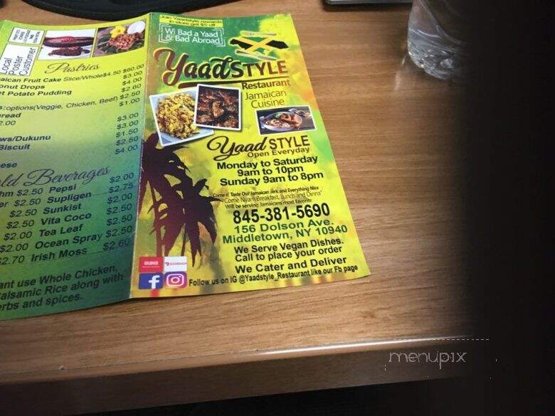Yaadstyle Restaurant - Middletown, NY