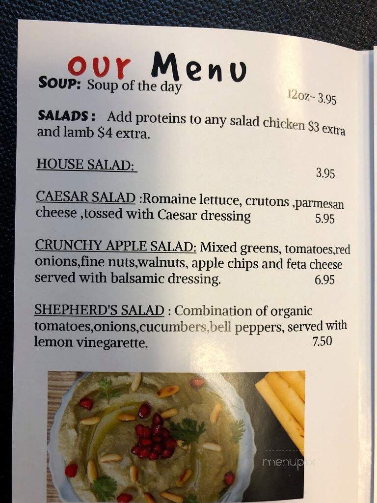Halal mezza Mediterranean grill - Lawrenceville, NJ menu_pic