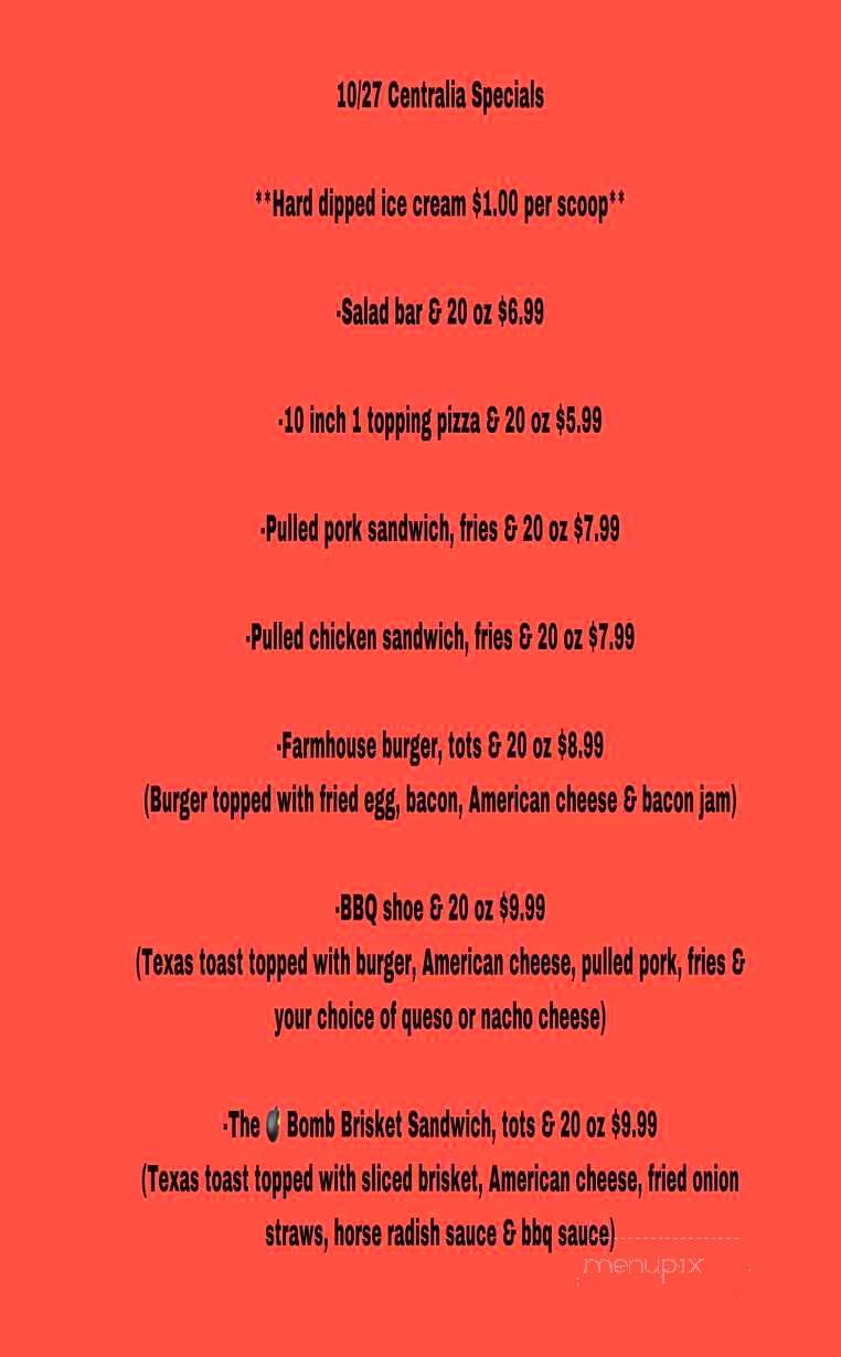 Chaddy Daddy's BBQ - Carlyle, IL menu_pic