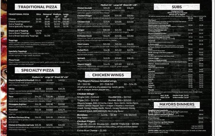 Mayors Pizza - North Tonawanda, NY
