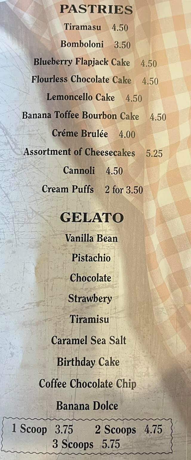 Gelateria & Pasticceria Fiorentina - Butte, MT menu_pic