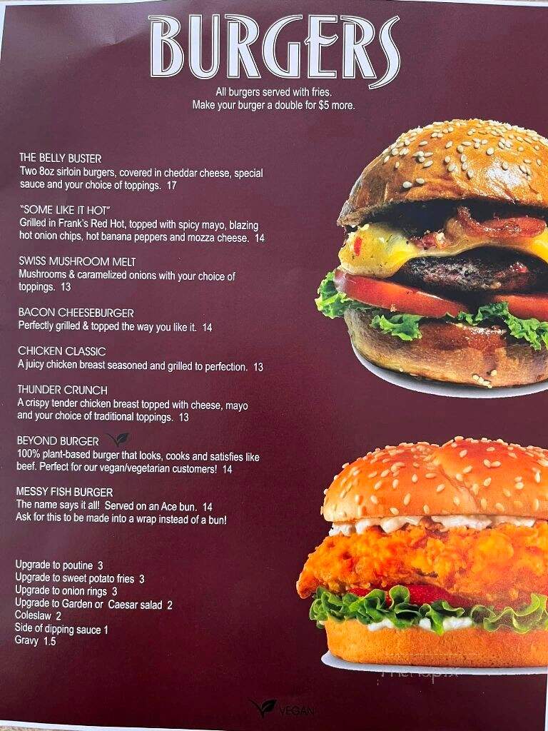 Bobby's Restaurant - Prescott, ON menu_pic