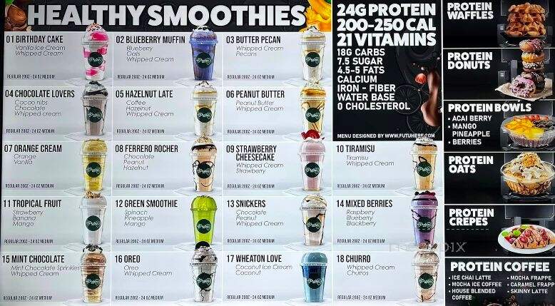 The Protein Spot - Wheaton, IL menu_pic