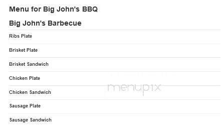 Big John's Barbecue - Albuquerque, NM