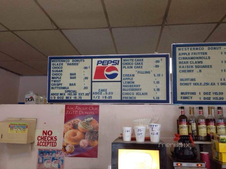 Westernco Donut - Renton, WA menu_pic