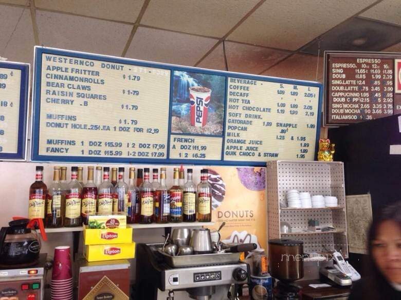Westernco Donut - Renton, WA menu_pic