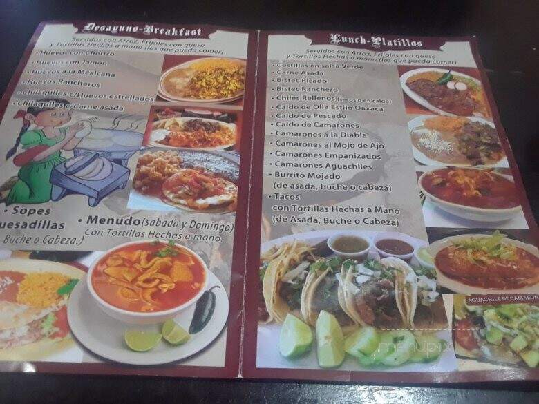 El Apetito - Los Angeles, CA menu_pic