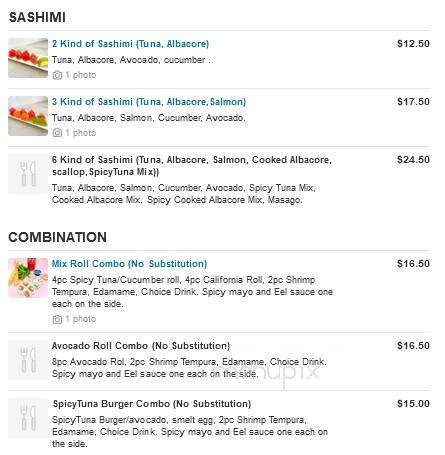 Sushi Mac - Sherman Oaks, CA menu_pic