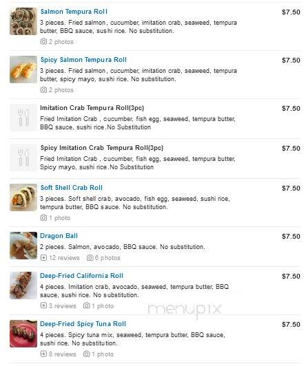 Sushi Mac - Sherman Oaks, CA menu_pic
