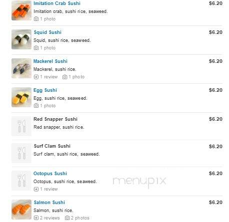 Sushi Mac - Sherman Oaks, CA menu_pic