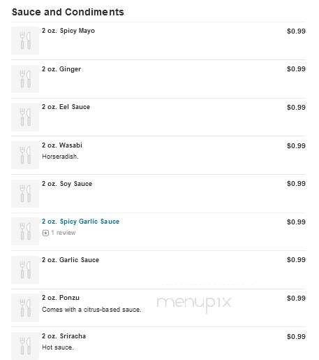 Sushi Mac - Sherman Oaks, CA menu_pic