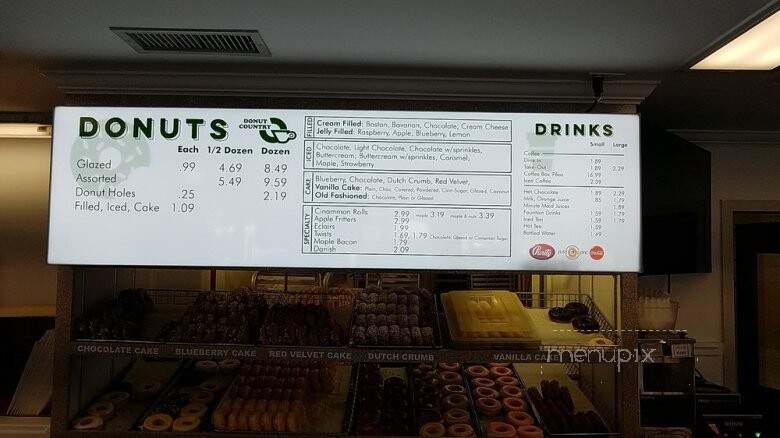 Donut Country - Murfreesboro, TN menu_pic