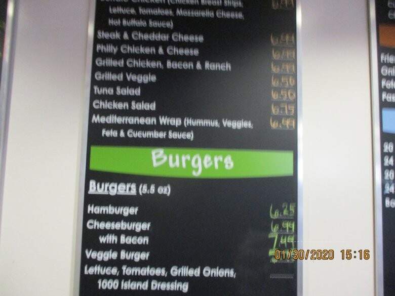 Gf Paragon Cafe - Richmond, VA menu_pic