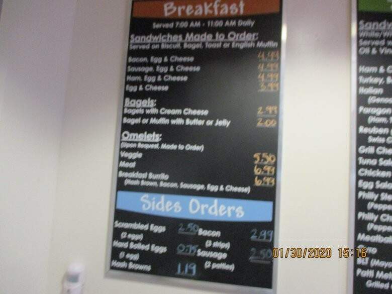Gf Paragon Cafe - Richmond, VA menu_pic