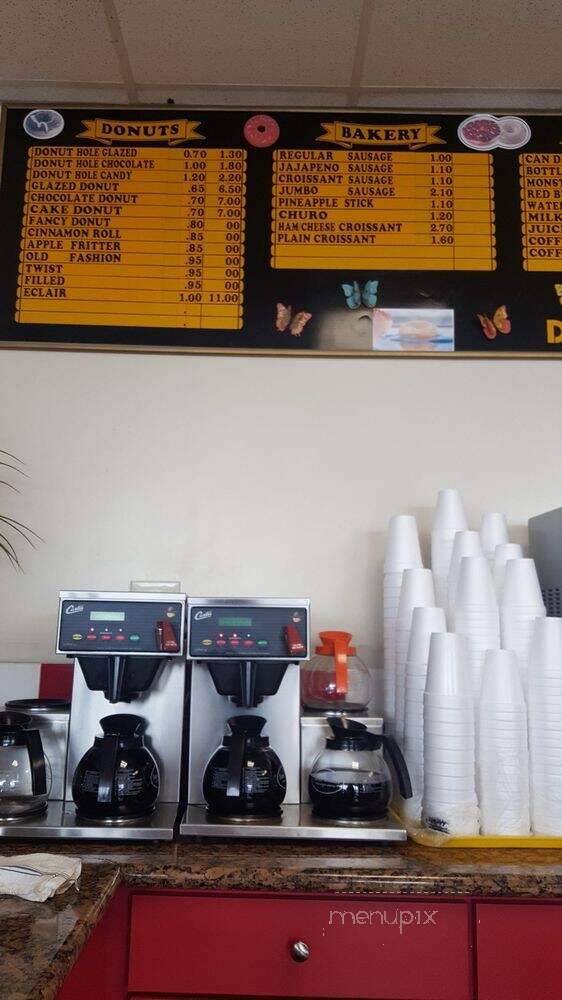 Donut Hut - Irving, TX menu_pic