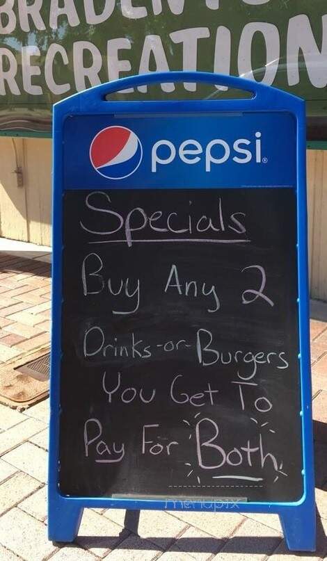 Council's Bradenton Recreation - Bradenton, FL menu_pic