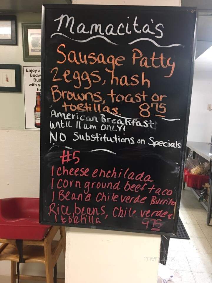 Mamacita's Cafe - Billings, MT menu_pic