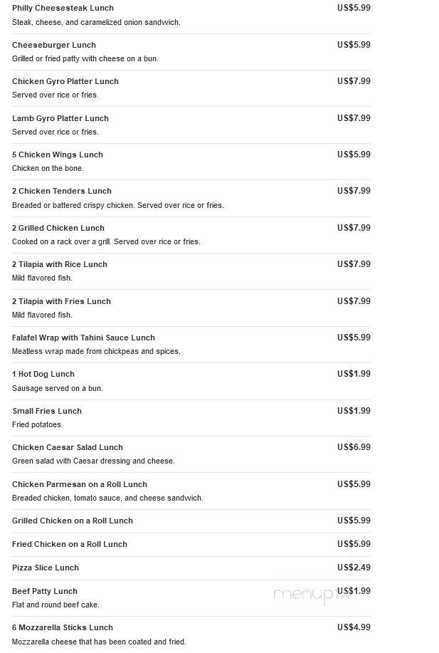 Sand Lane Deli - Staten Island, NY menu_pic