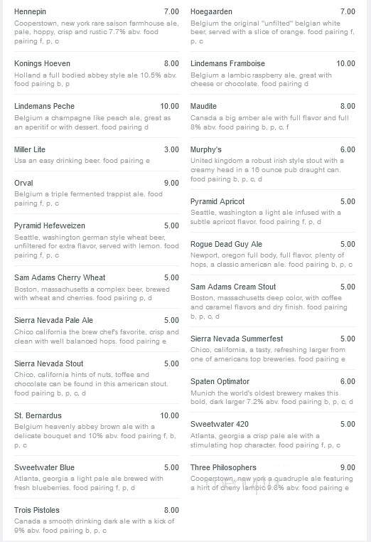 Tim Schafer's At Lake Norman - Sherrills Ford, NC menu_pic