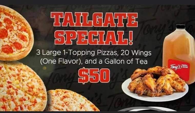 Tony's Pizza & Sub - Fountain Inn, SC menu_pic