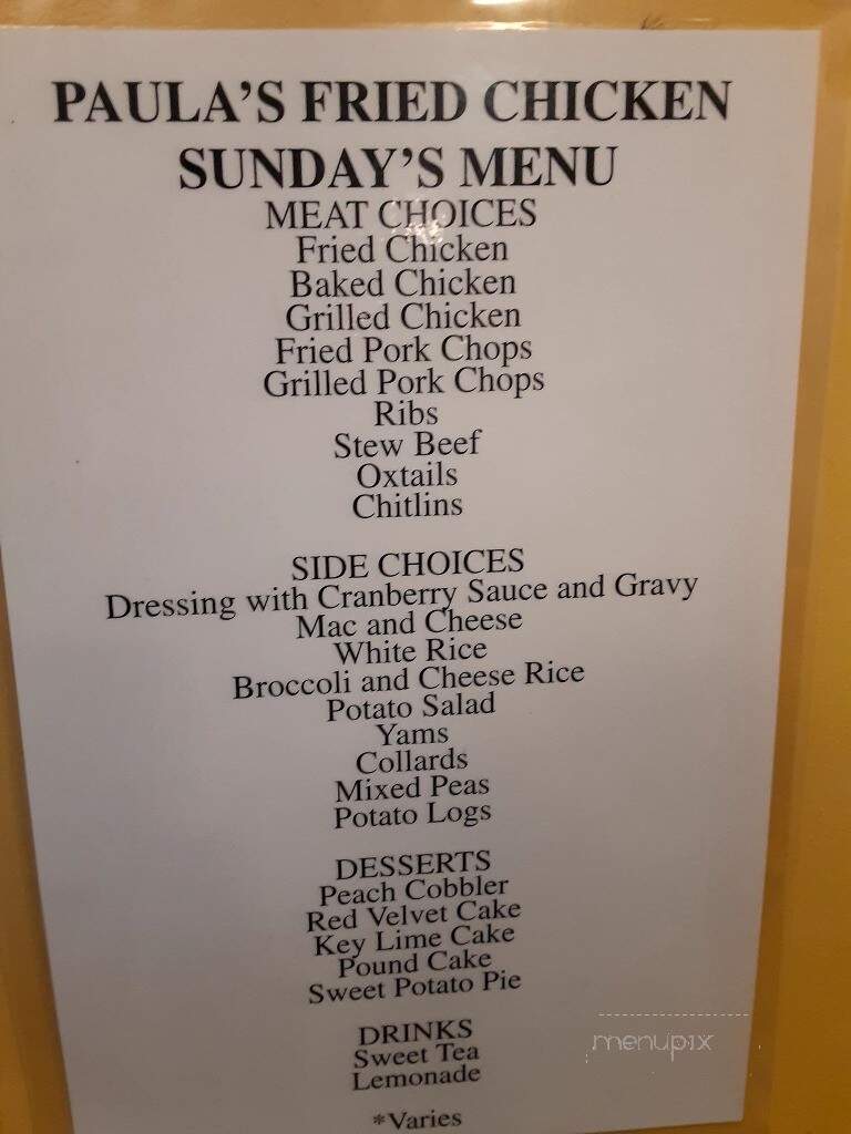 Paula's Fried Chicken - Dublin, GA