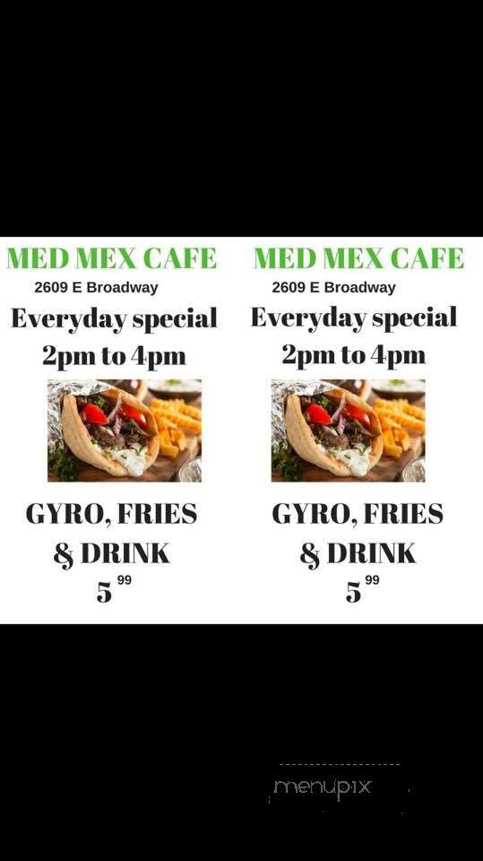Med Mex Cafe - Columbia, MO menu_pic