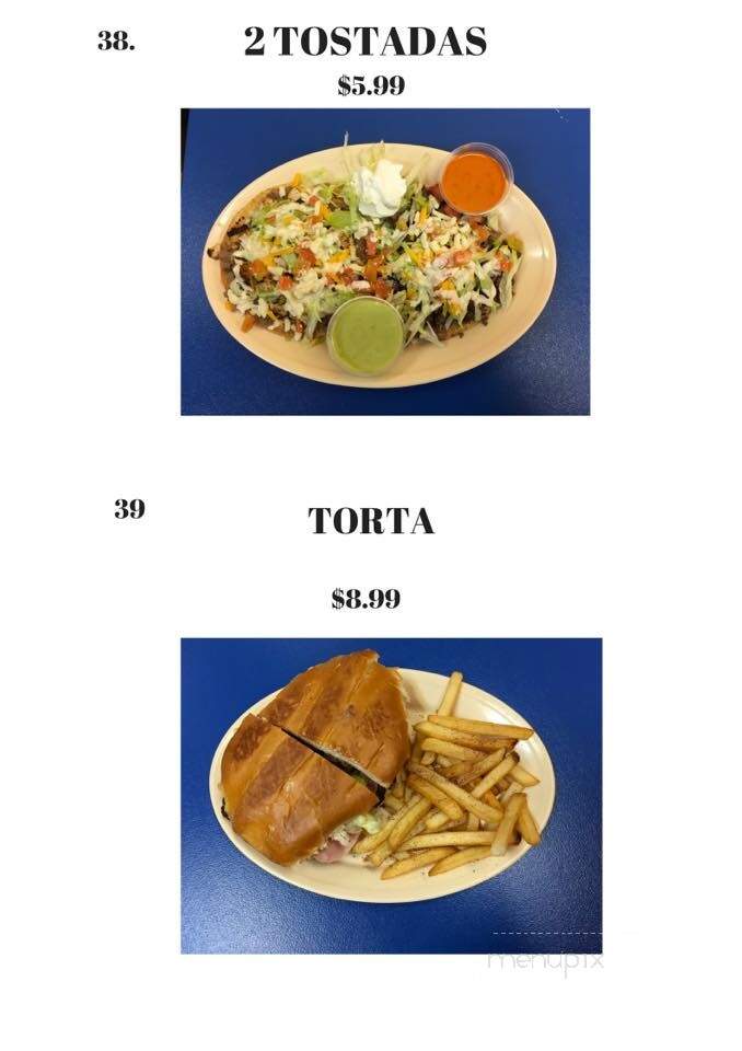 Med Mex Cafe - Columbia, MO menu_pic