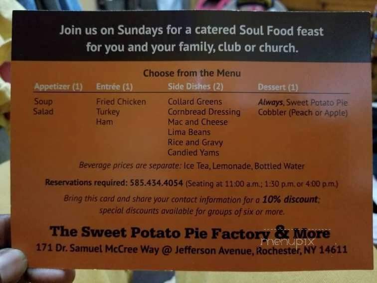 The Sweet Potato Pie Factory & More - Rochester, NY