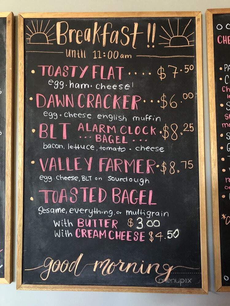 Cafe Bean - Perth, ON menu_pic