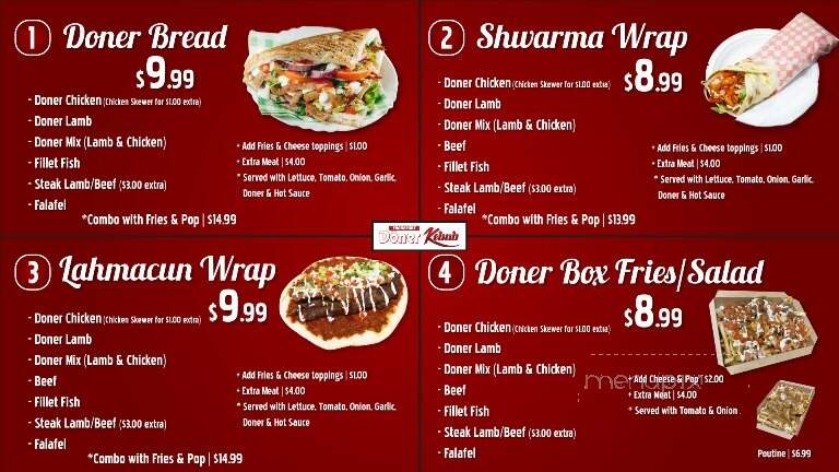 Frankfurt Doner Kebab - Delta, BC menu_pic