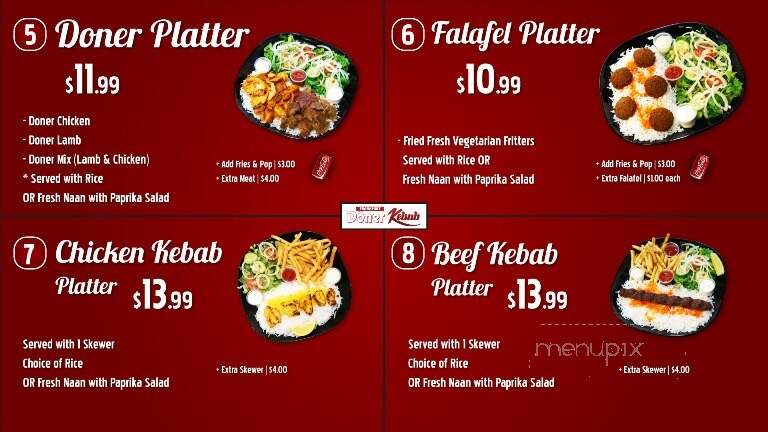 Frankfurt Doner Kebab - Delta, BC menu_pic