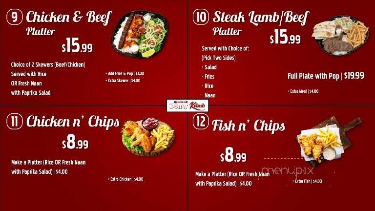 Frankfurt Doner Kebab - Delta, BC menu_pic