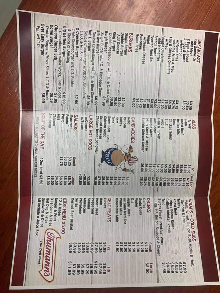 Big Bellies - Troy, NY menu_pic
