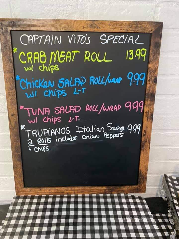 Captain Vitos Fresh Seafood - Gloucester, MA menu_pic